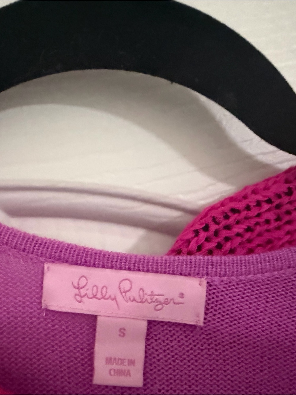 Lilly Pulitzer Bundle Pink & Purple Mixed-Knit Sweater collection - Picture 7 of 10